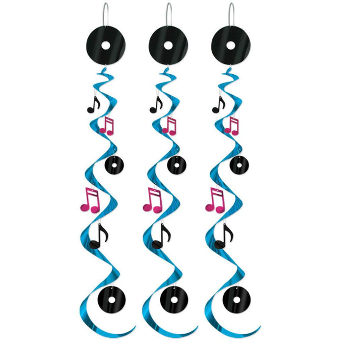 Rock & Roll Whirls 30in Multicolor 