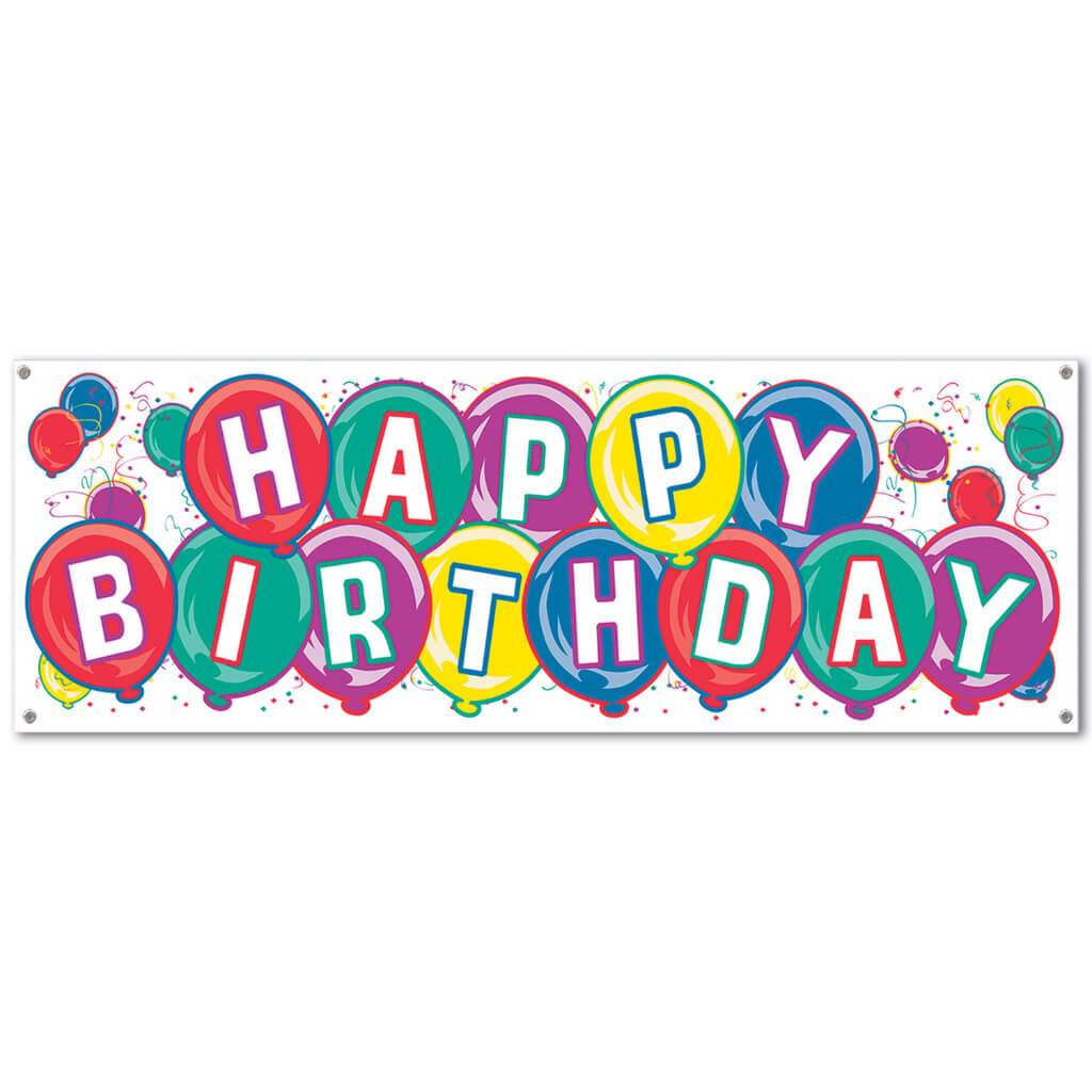 Happy Birthday Sign Banner 