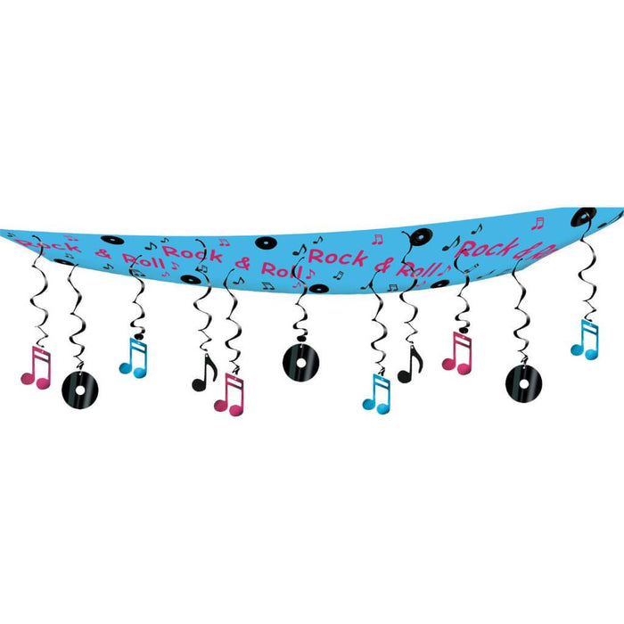 Rock & Roll Ceiling Decor 