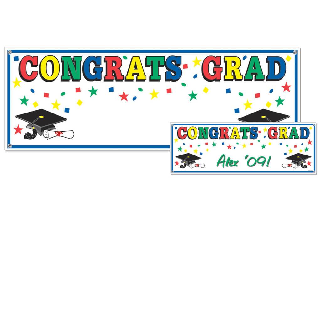 Congrats Grad Sign Banner 