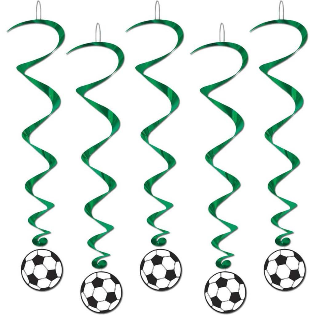 Soccer Ball Whirls 3ft Green 