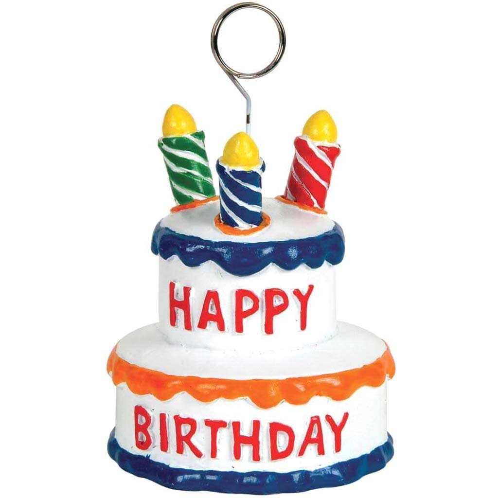 Birthday Cake Photo Balloon Holder 