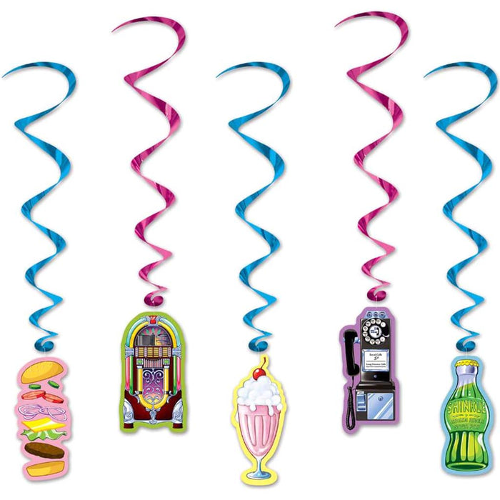Soda Shop Whirls 3ft Multicolor 