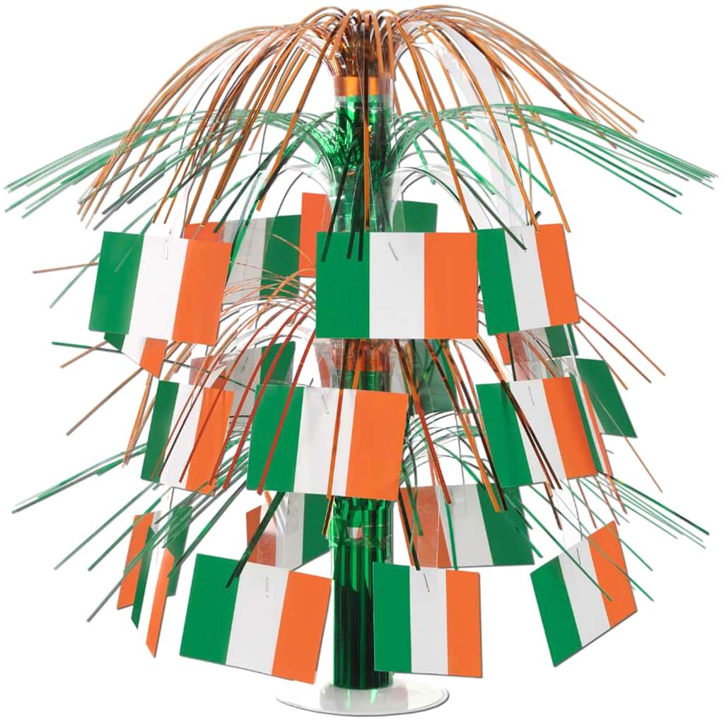 Centerpiece Irish Flag Cascade 
