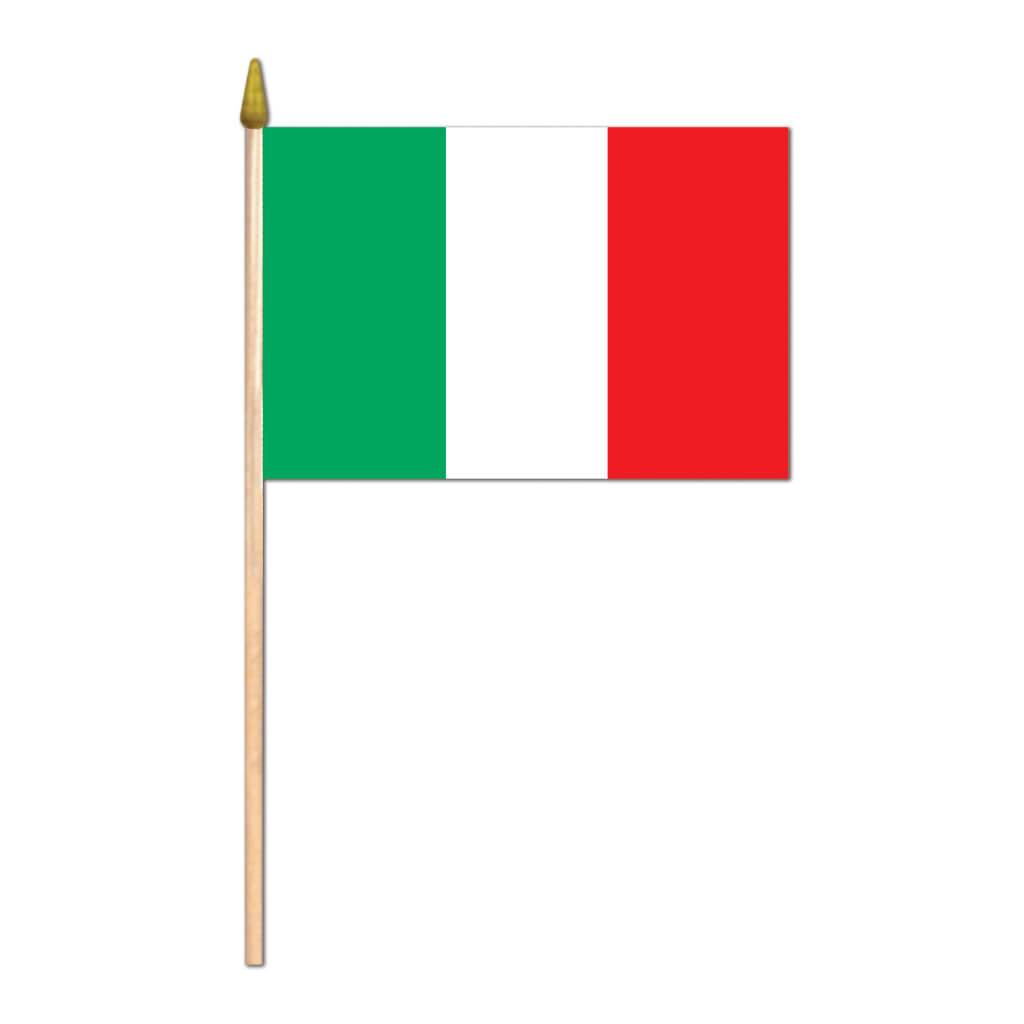 Italian Flag Fabric 4in X 6in