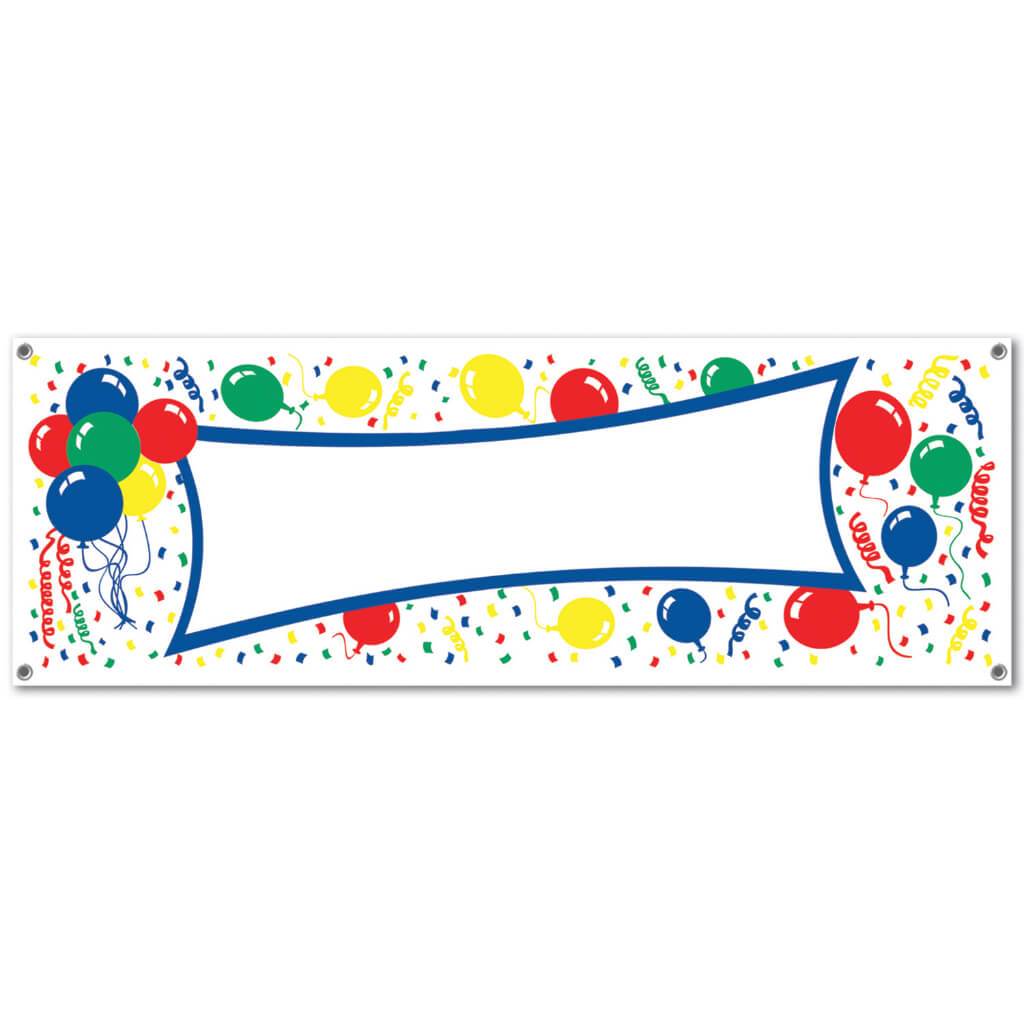 Balloons Sign Banner 