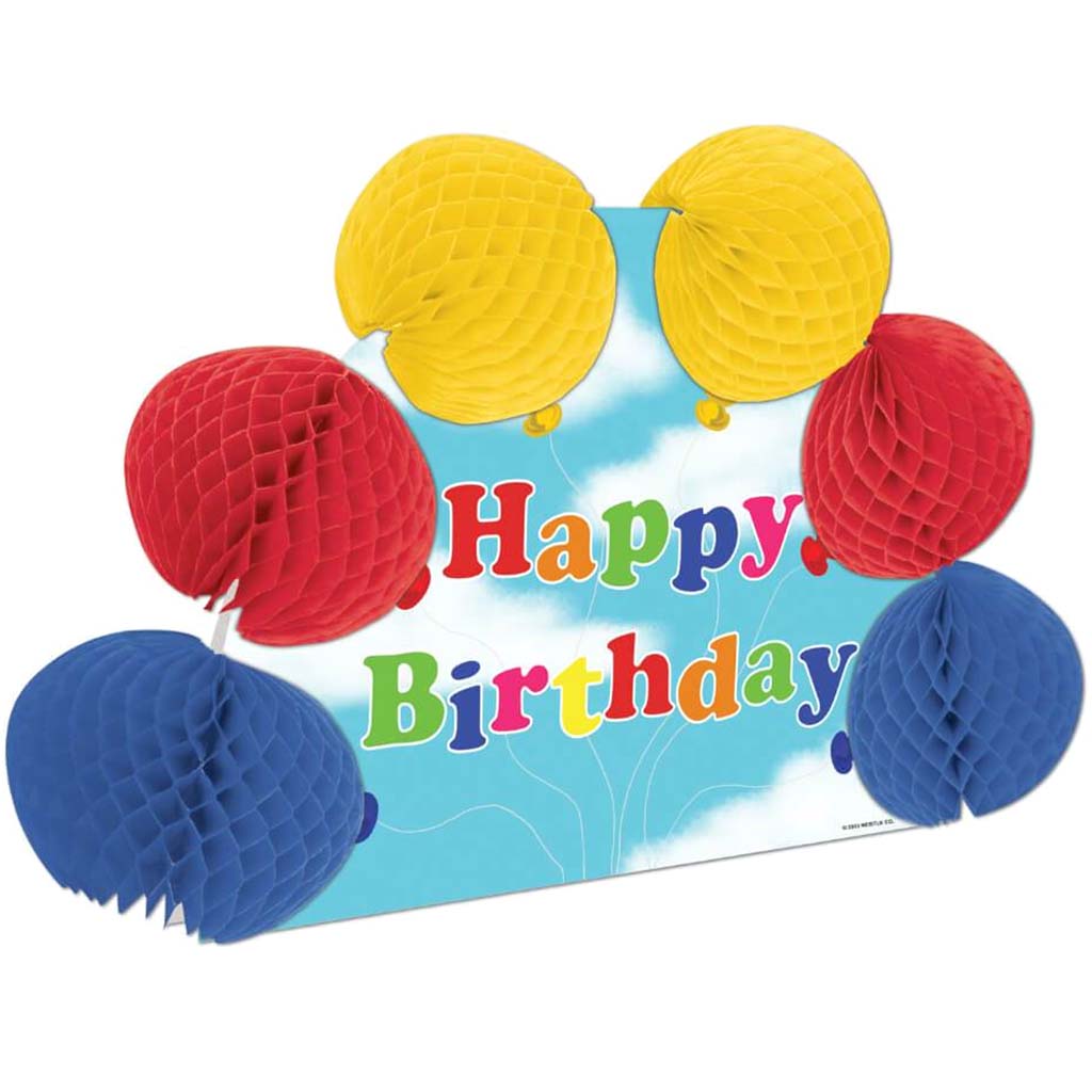 Centerpiece Happy Birthday Pop-Over 