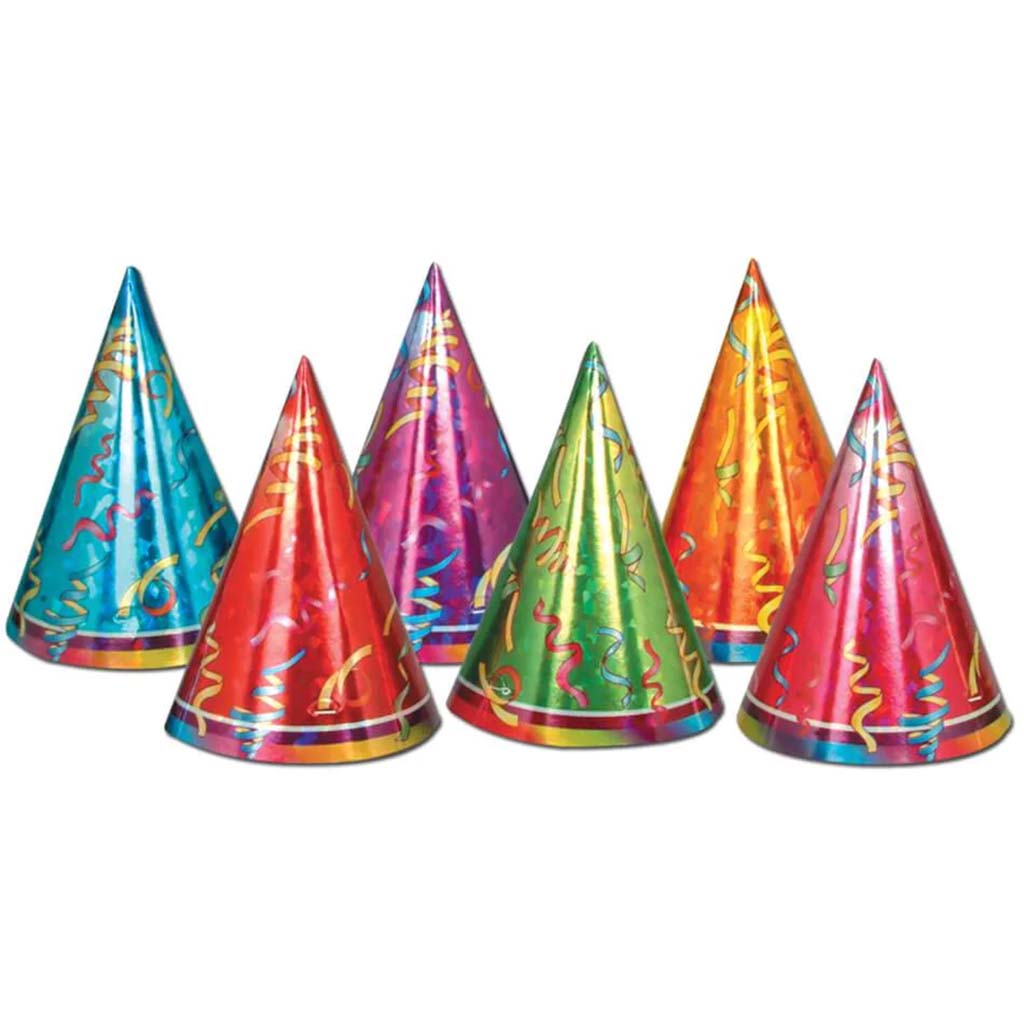 Prismatic Cone Hats 