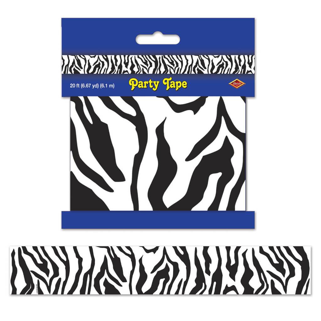 Zebra Print Party Tape 