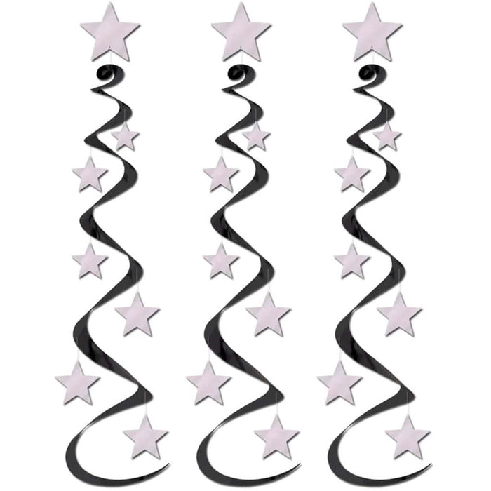 Whirls 30in Multicolor Star 