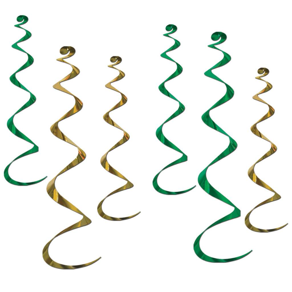 Twirly Whirlys Gold, Green 