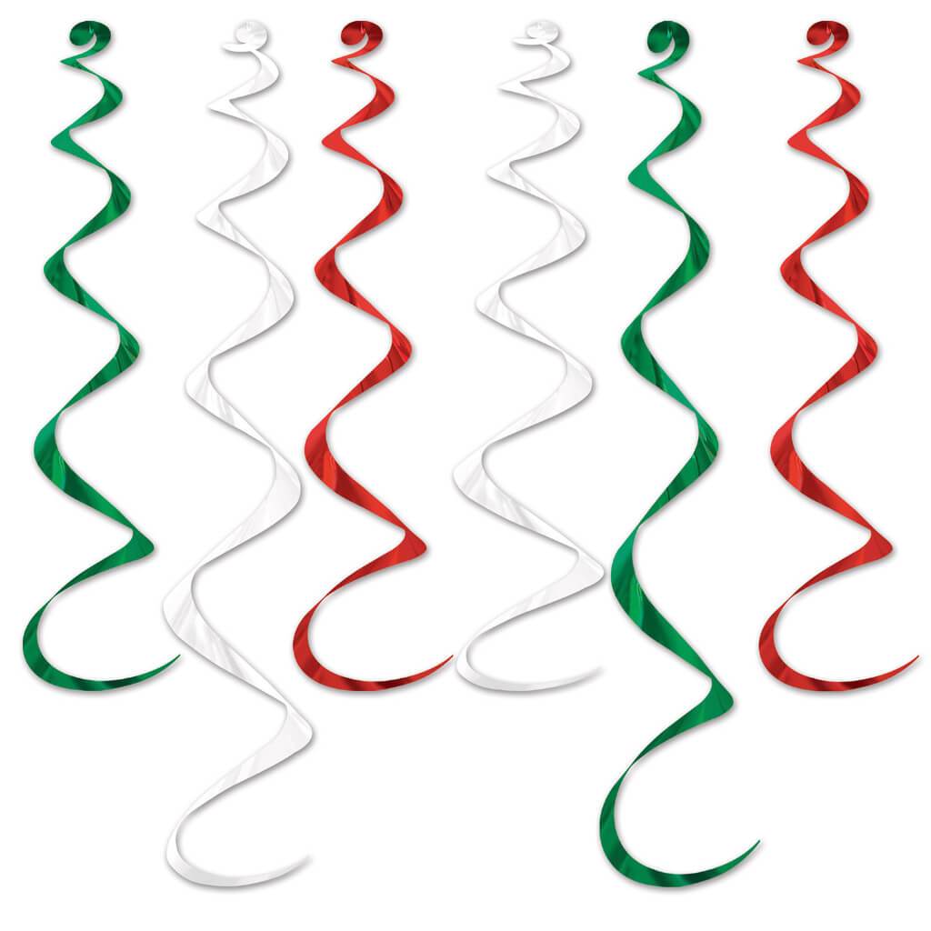 Twirly Whirlys Red, White, Green 