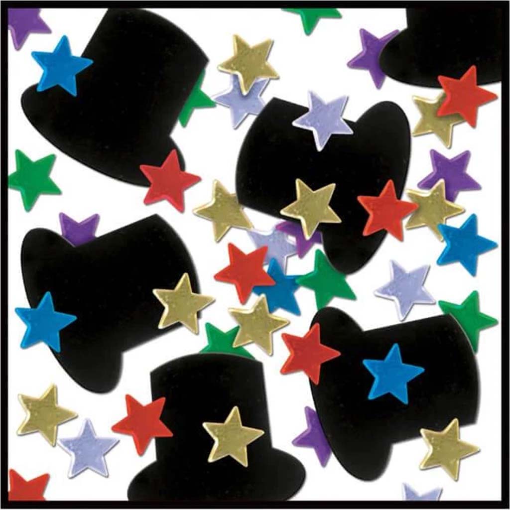 Fanci-Fetti Top Hats &amp; Mini Stars 