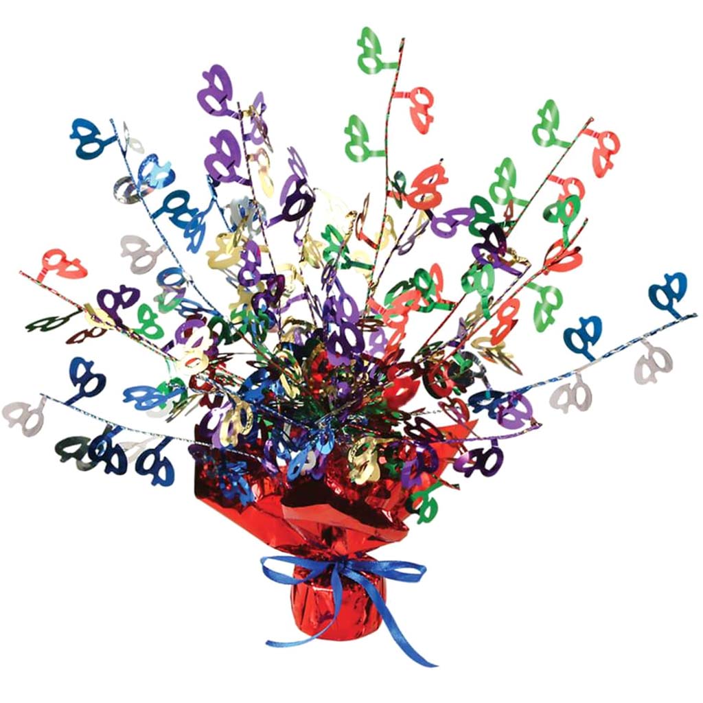 Centerpiece "40" Gleam 'N Burst 