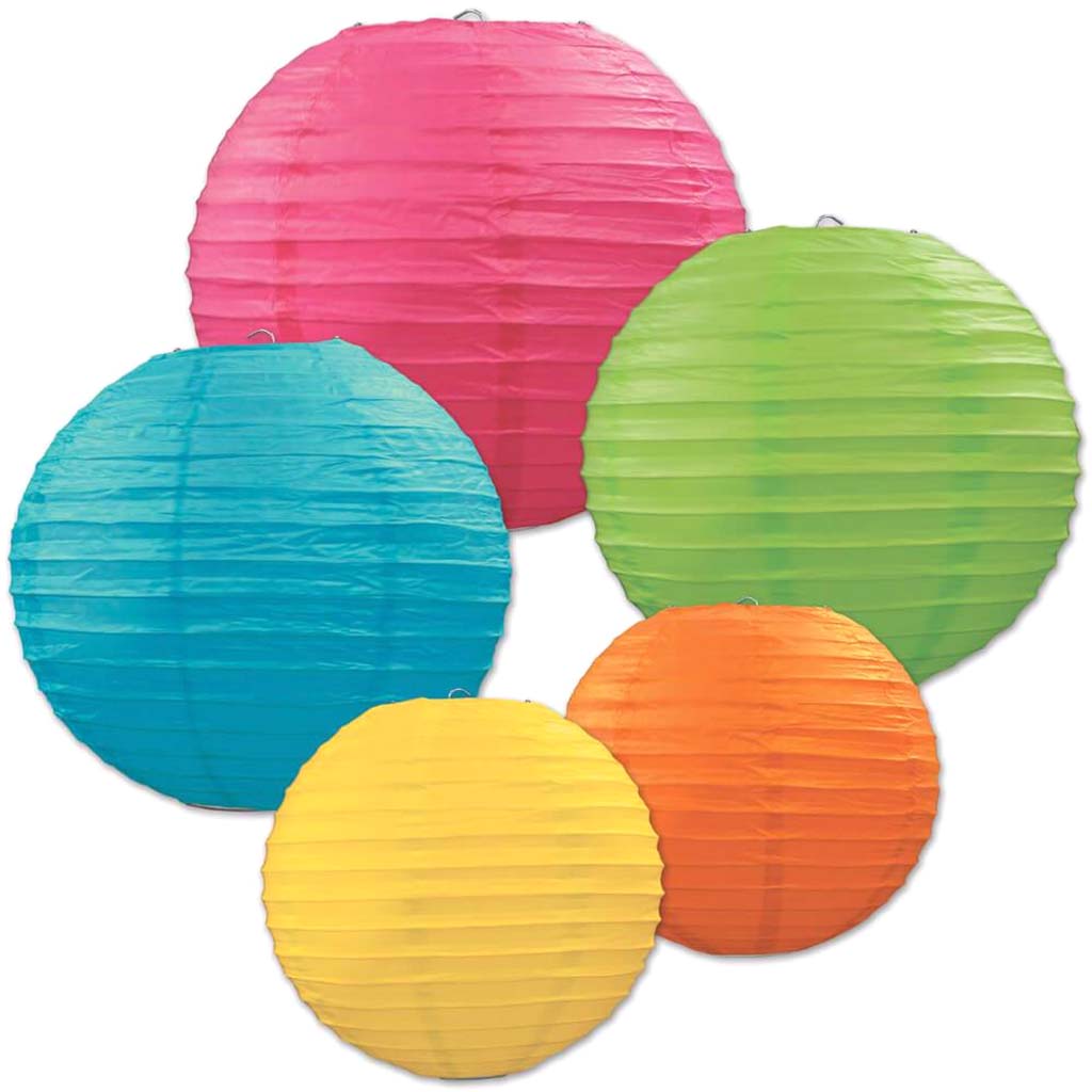 Paper Lantern Assortment Multicolor 