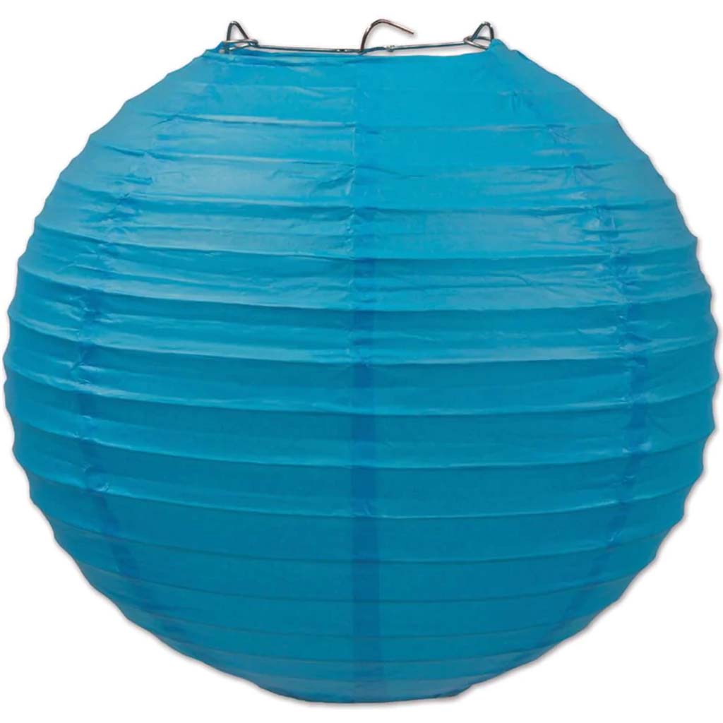 Paper Lanterns 9.5in Blue 