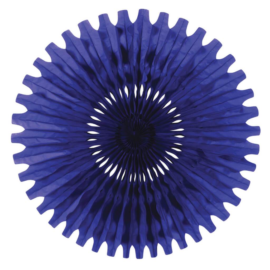 Tissue Fan 25in Blue 