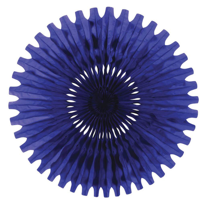 Tissue Fan 25in Blue 