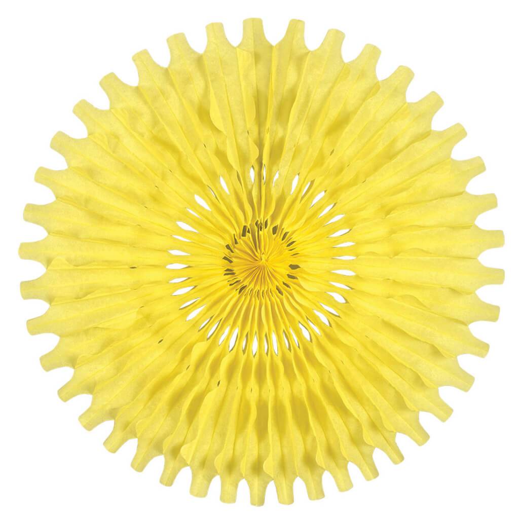 Tissue Fan 25in Canary 