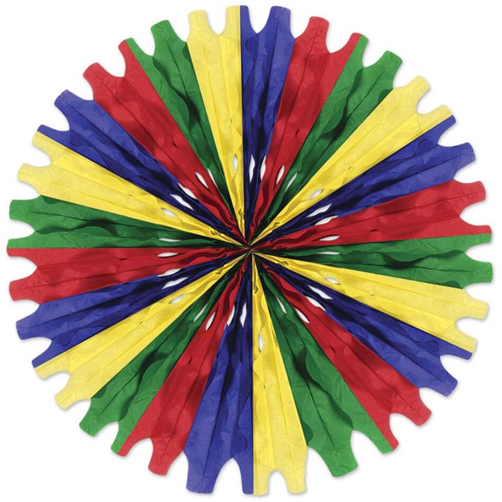 Tissue Fan 25in Multicolor 