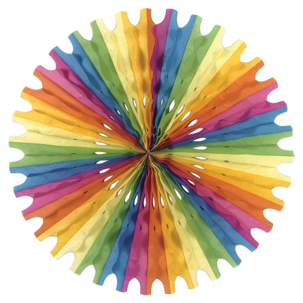 Tissue Fan 25in Multicolor 