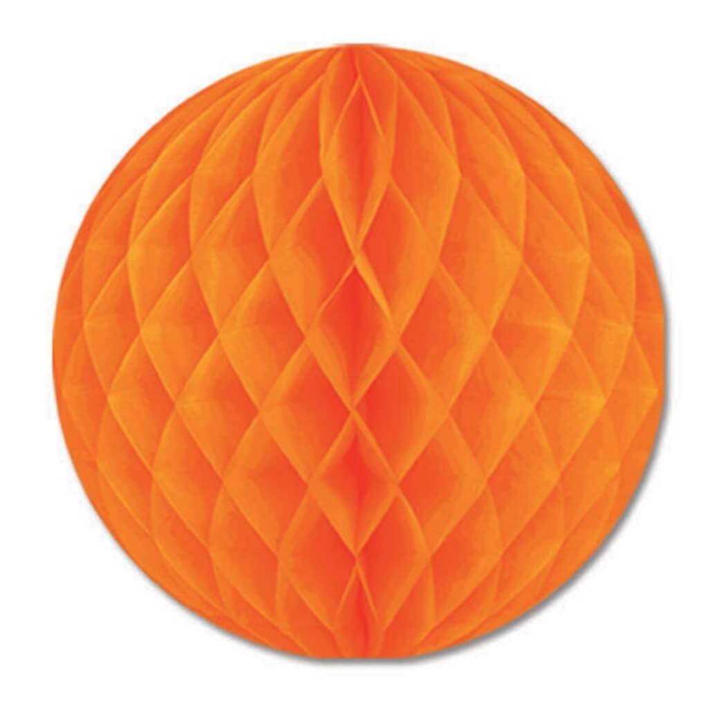 Tissue Ball 12in Orange 