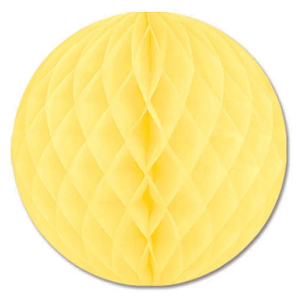 Tissue Ball 12in Yellow 