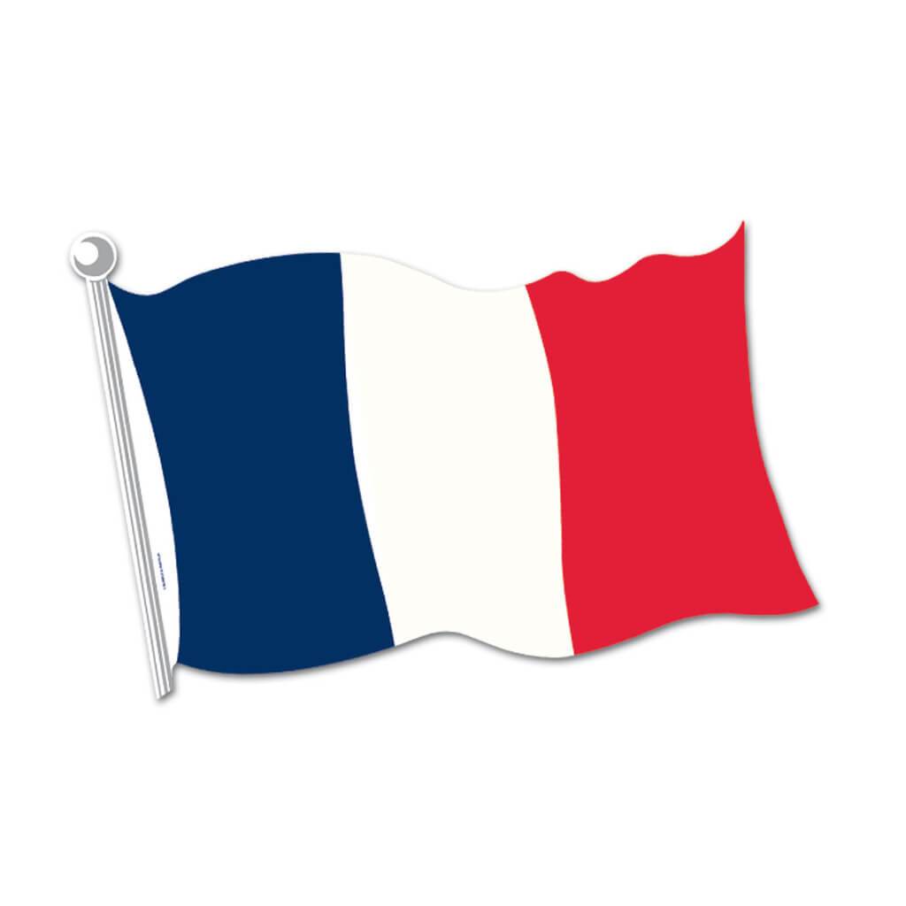 French Flag Cut-Outs 