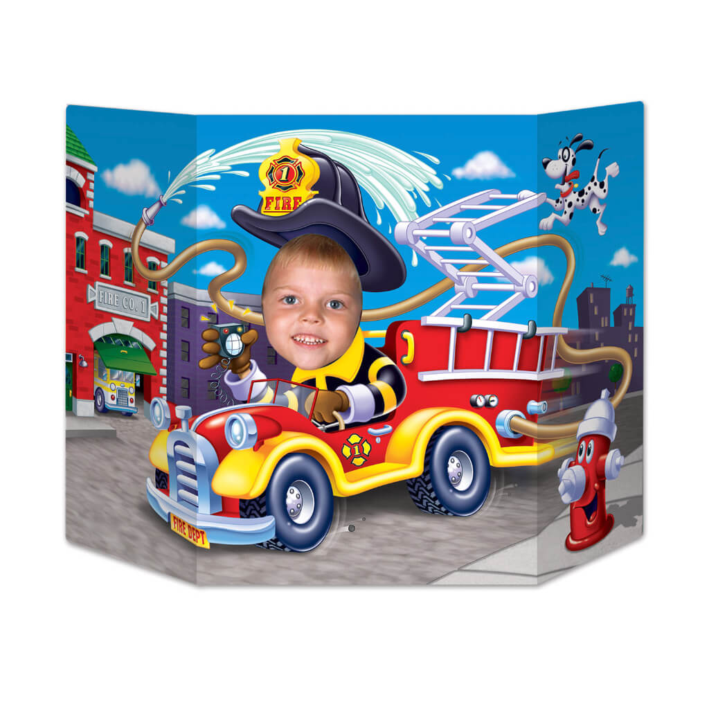 Fire Truck Photo Prop 