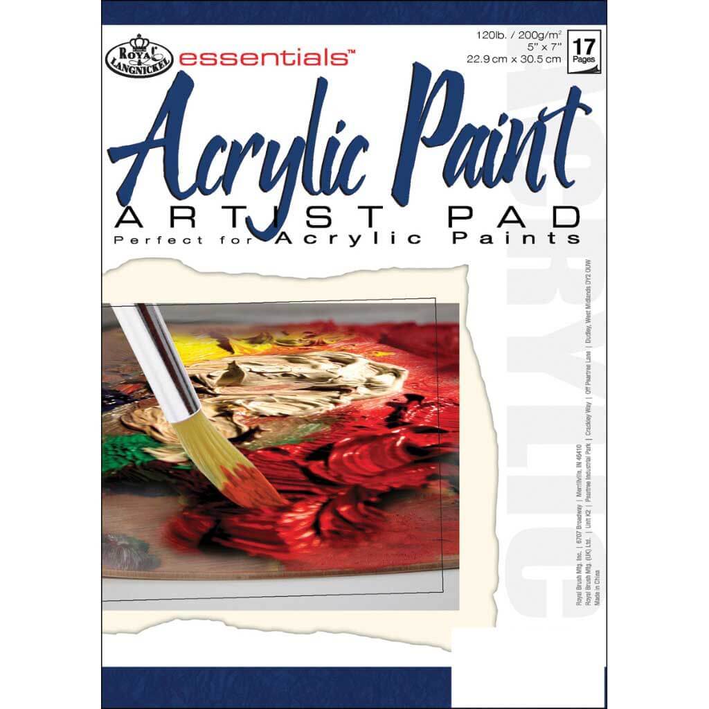 Acrylic Paint Artist Pad 5in X 7in