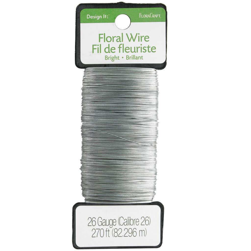 Floral Wire 26 Gauge 270ft Bright