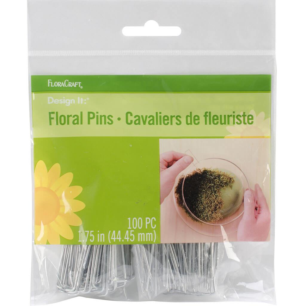 Floral Pins 1.75in 100pcs