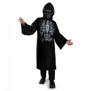 Reaper Hooded Print Robe Costume