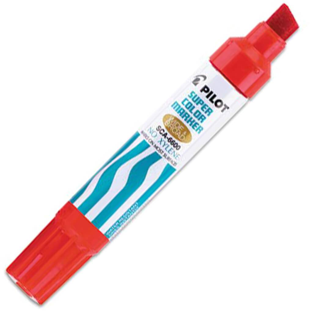 Super Color Marker Wide &amp; Broad Red