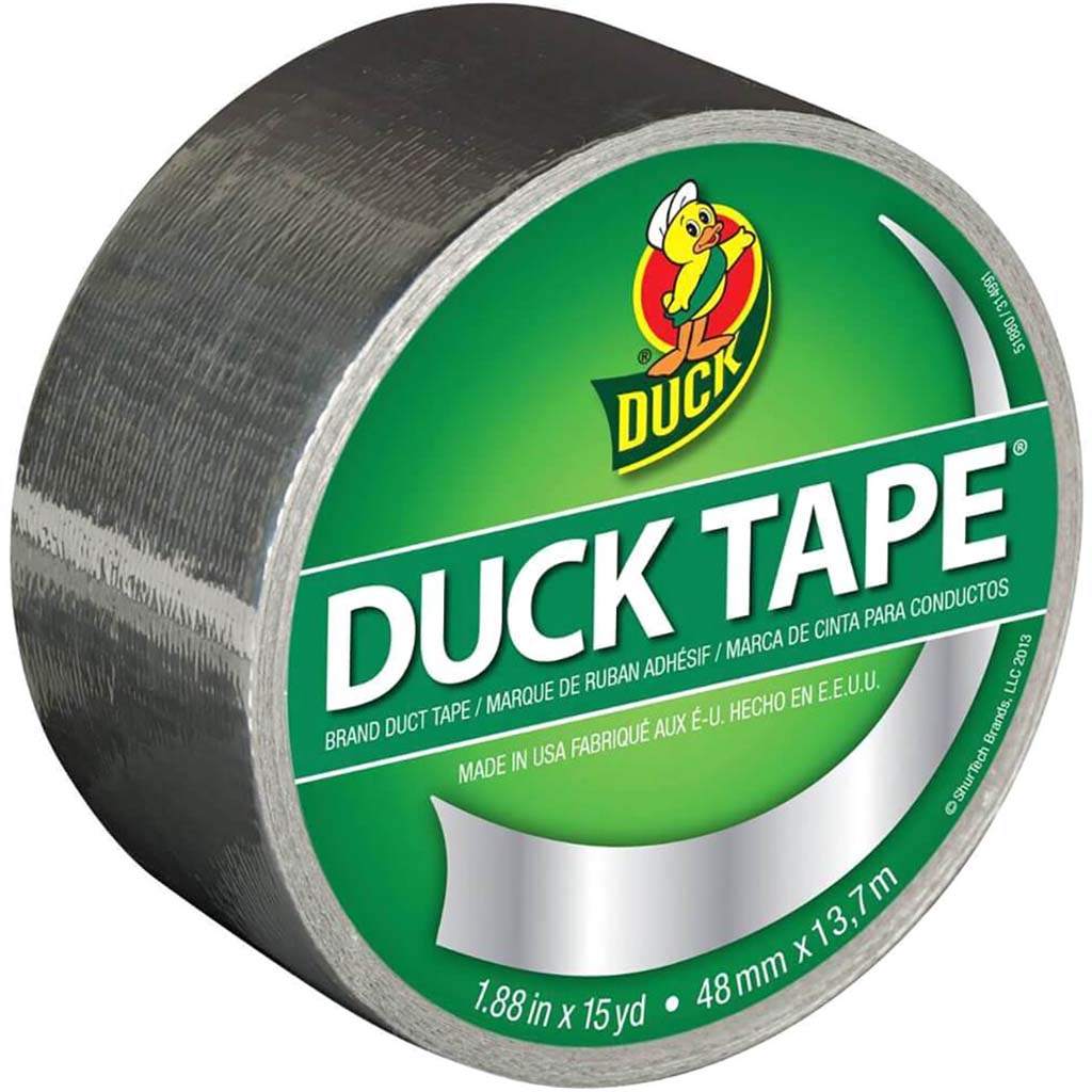 Duck Tape 1.88in x 15yd Silver Coin