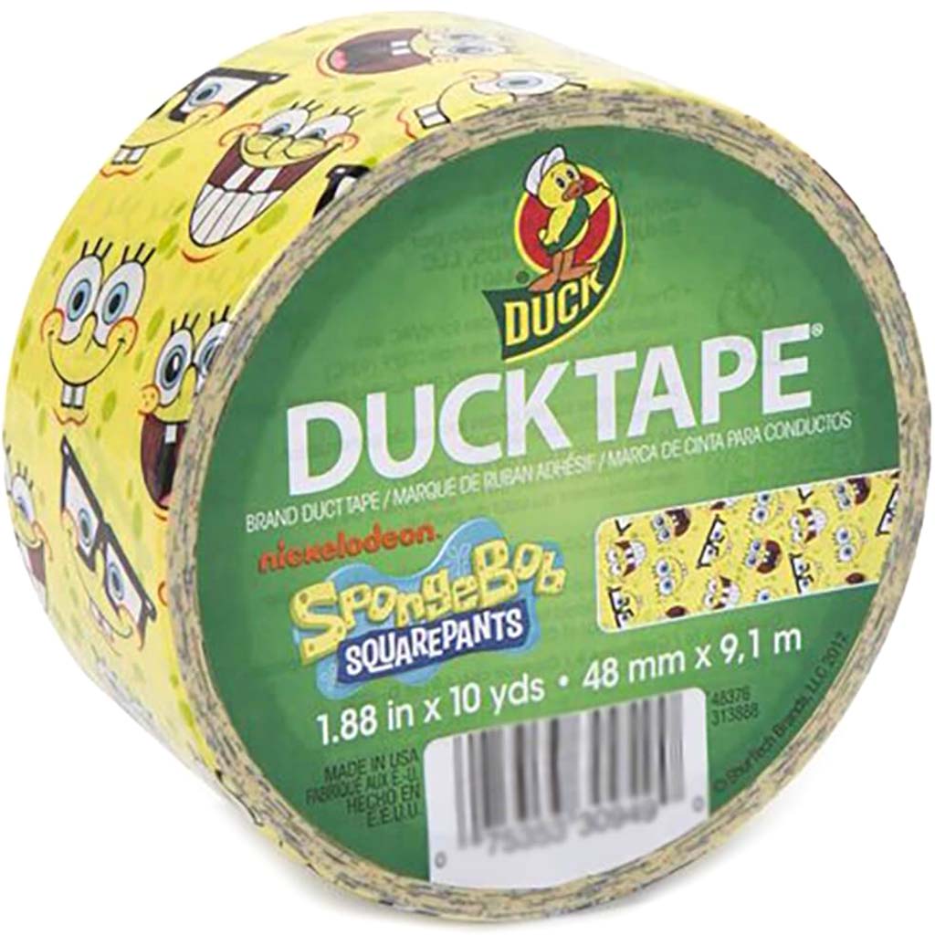 Duct Tape 1.88in x 10yd Sponge Bob