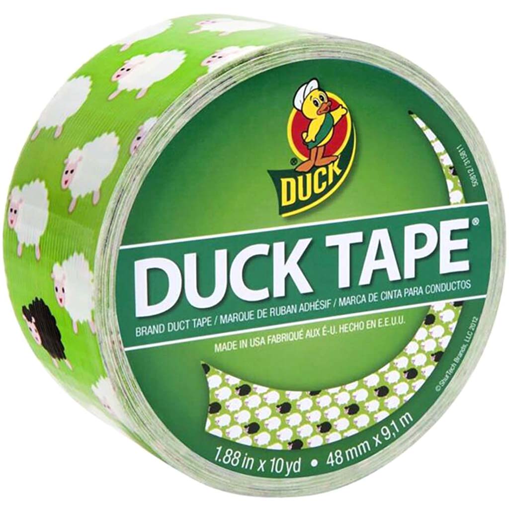 Duct Tape 1.88in x 10yd Bah Bah Sheep