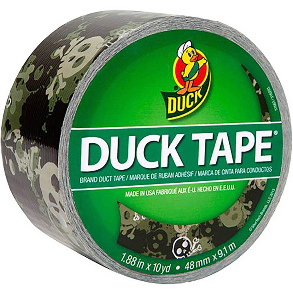 Duct Tape 1.88in x 10yd Camo Skulls