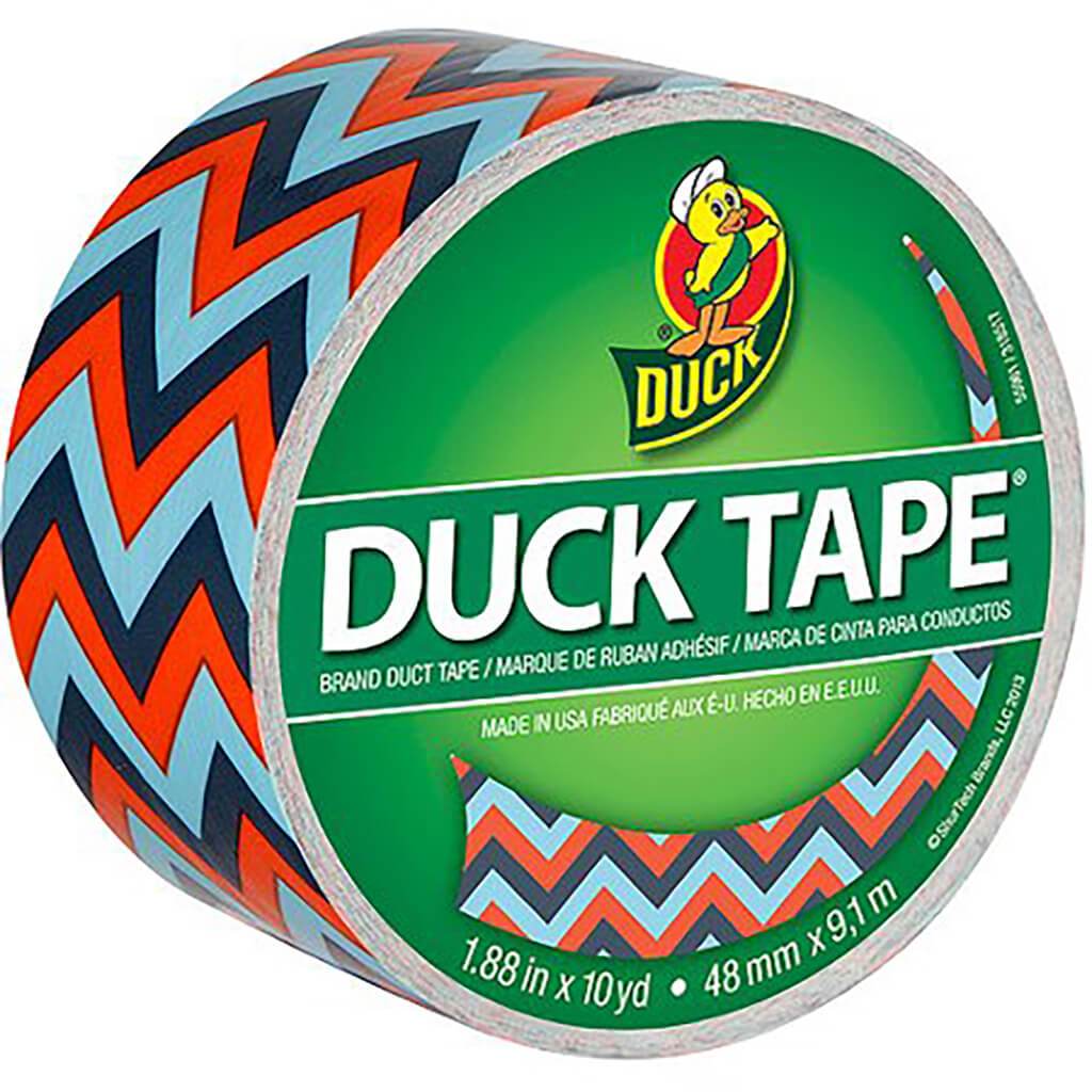 Duck Tape 1.88in x 10yd Blue Chevron