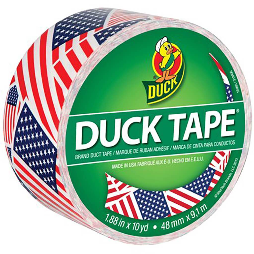 Duck Tape 1.88in x 10yd US Flag