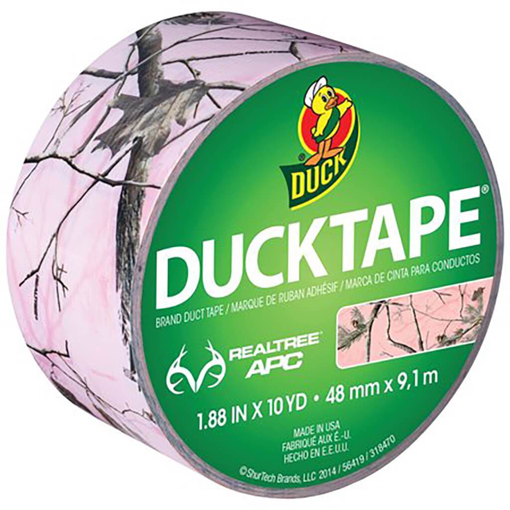 Duck Tape 1.88in x 10yd Pink Realtree