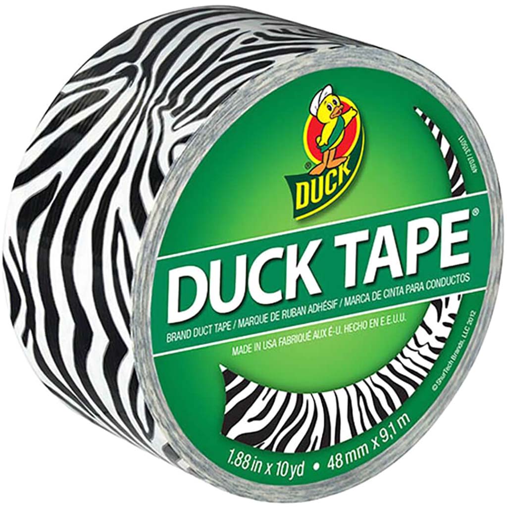 Duck Tape 1.88in x 10yd Zebra