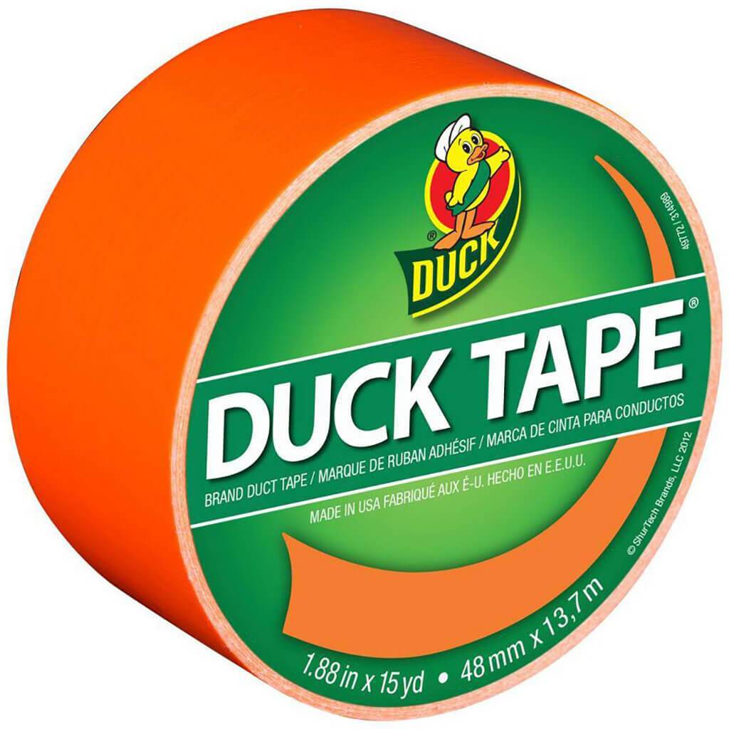 Duck Tape 1.88in x 20yd Neon Orange