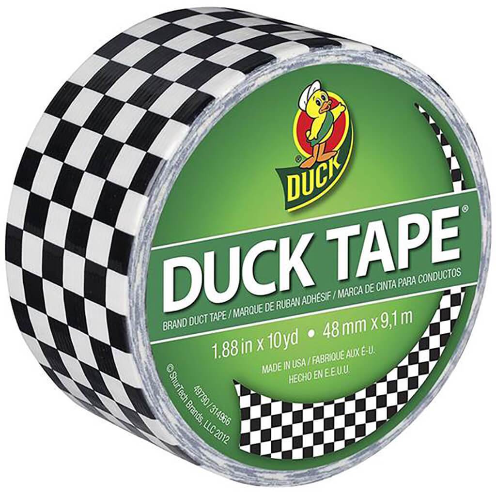 Duck Tape 1.88in x 10yd Checkerboard