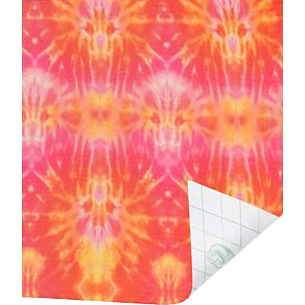 Duck Tape Single Sheets 8.25 x 10in Orange Tie Dye