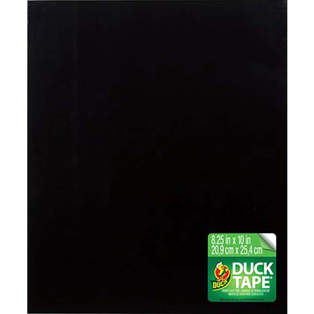 Duck Tape Sheet 8.25in x 10in Black