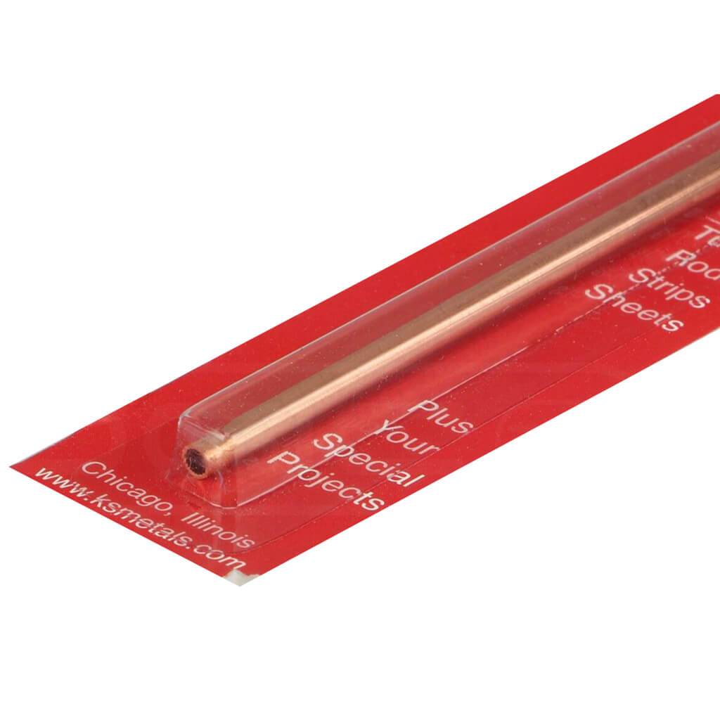 Copper Metal Tube 1/8in x 12in