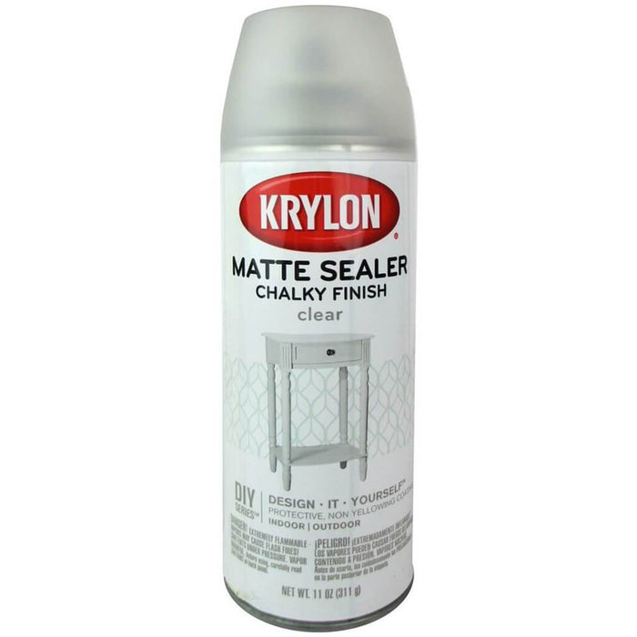 Chalky Finish Aerosol Spray Paint 12oz Clear Matte