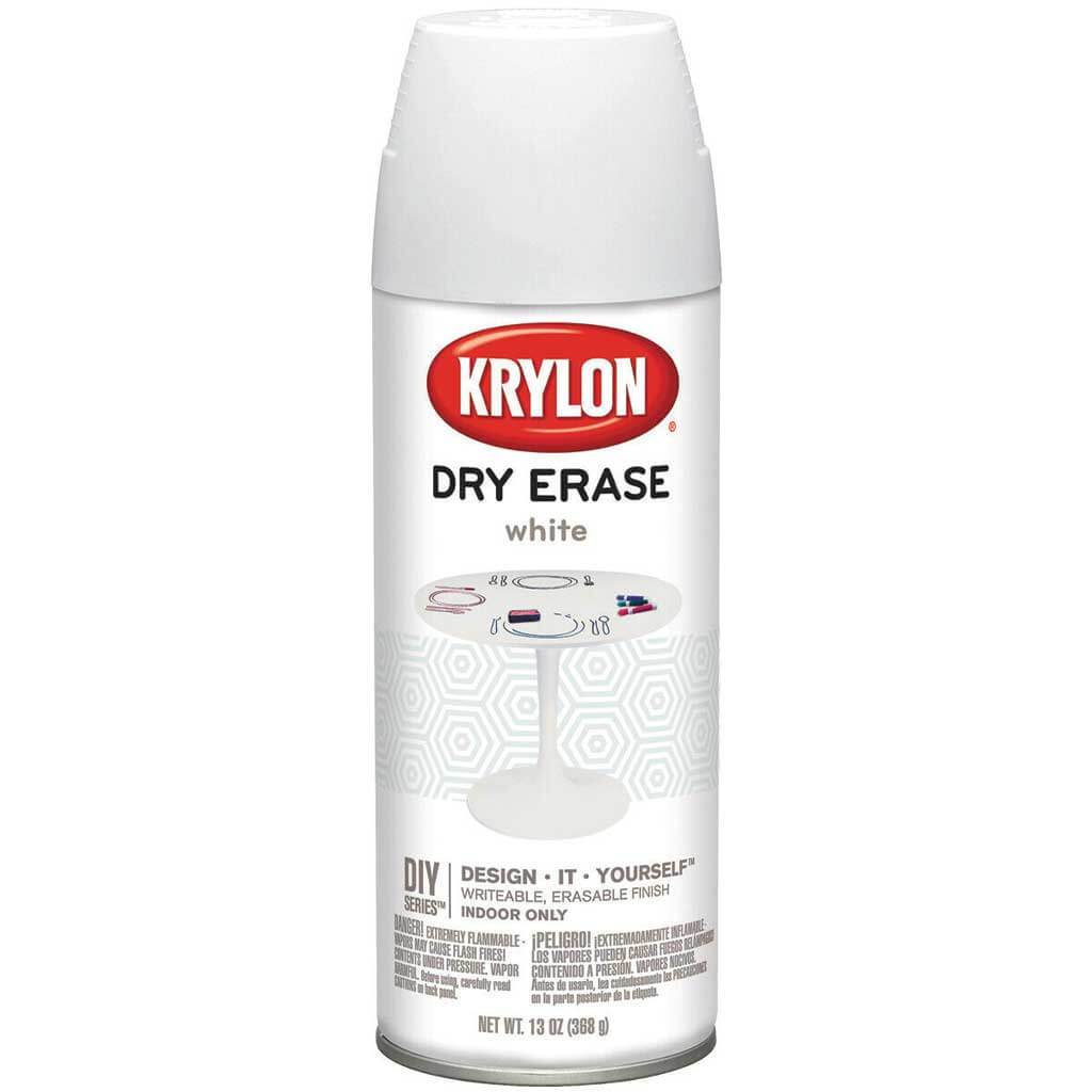 Spray Paint Dry Erase White