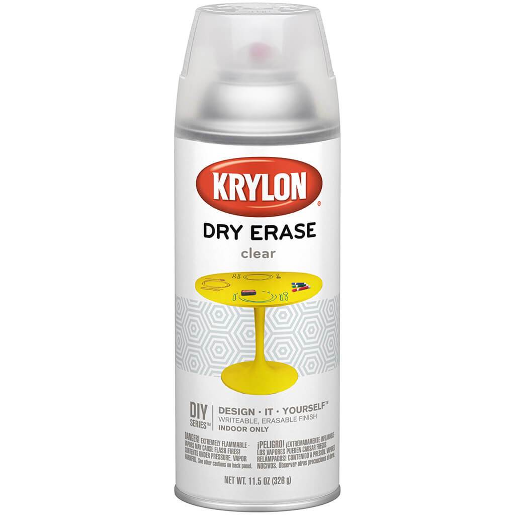 Spray Paint Dry Erase Clear